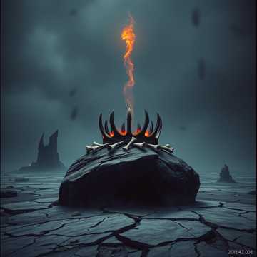 Cover art for Corona de Ceniza by Impure Raven