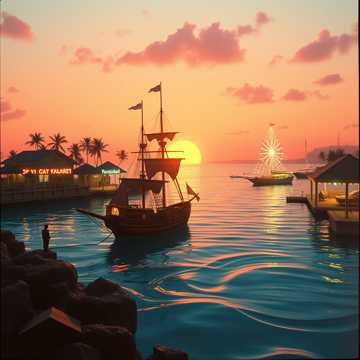 Cover art for Piratas do porto by Aline Orella