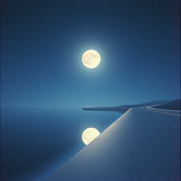 Cover art for Moon and Back by Erik Mentz