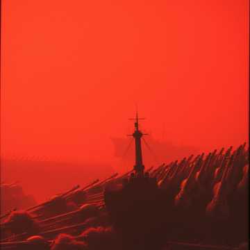 Cover art for Crimson Sky Armada by Vincent Shelton