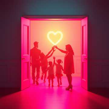 Cover art for We serve families by za_shmait@hotmail.com