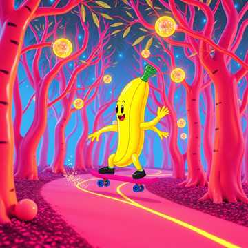 Cover art for Bouncy Banana Chase by Ku Bin