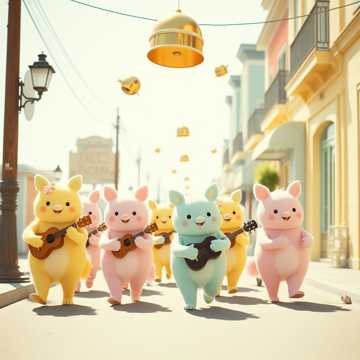 Cover art for Sunny Little Parade by Bujamin Ademi