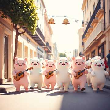 Cover art for Sunny Little Parade by Bujamin Ademi