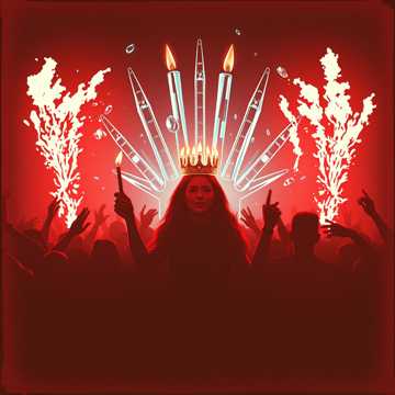 Cover art for Merve, Raise the Chaos by Holly Crap