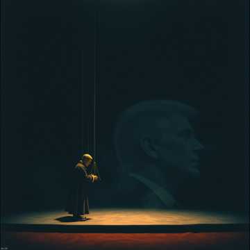 Portada de Blues del titiritero por Edgar Varese