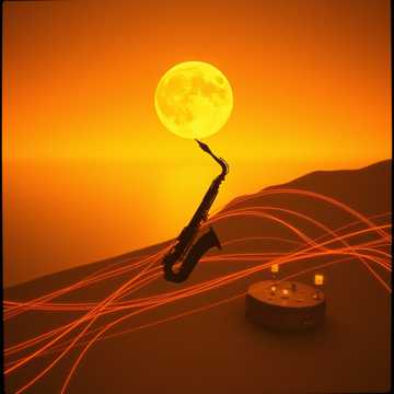 AI Music Generator - Saffron Moon, Velvet Eyes - AI-generated song