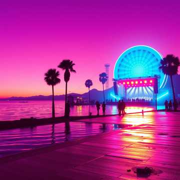 Cover art for Fiesta en San Bernardino by Albert Lugo