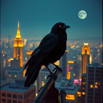 Cover art for Midnight Crow by bokosborbala