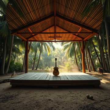 Cover art for Jungle Yard Calypso by Teh Poots