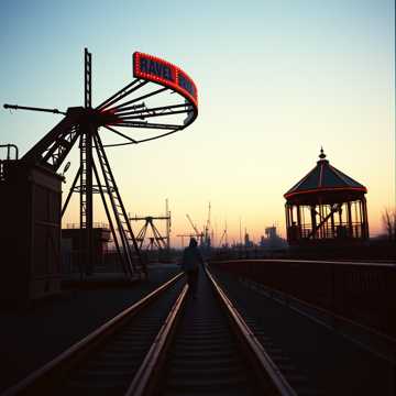 Portada de Last Ride to Nowhere por Hugo PL