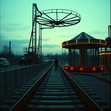 Portada de Last Ride to Nowhere por Hugo PL