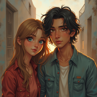 Portada de O Amor de Karen e Patrick por Gui Silva