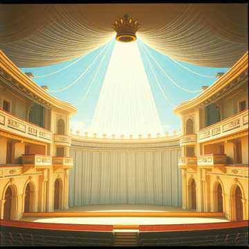 Frederik VeisのCurtain Up, Once Upon a Timeのカバーアート