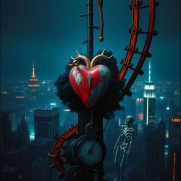 Обложка Blood in the Metronome от Cross Ice