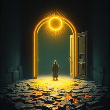 Cover art for door by Michael Wiederkehr