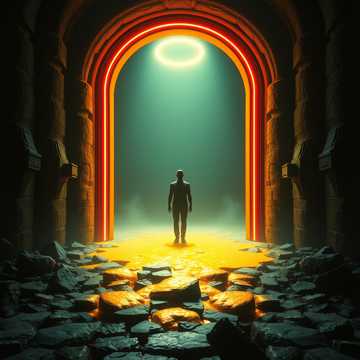 Cover art for door by Michael Wiederkehr