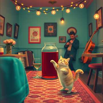 Pochette de Pisica Suzy și Vinul cu Borcanul par spiridon.miulescu@gmail.com