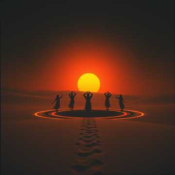Portada de Sunrise Circle por Reinaldo Silva