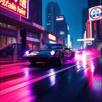 Portada de Midnight Glitch Runner por insta