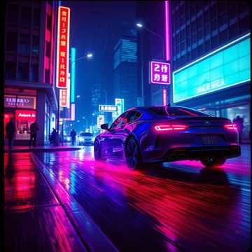 Portada de Midnight Glitch Runner por insta