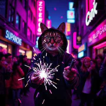 Обложка The cat with the hoodie от Yaman TATLI