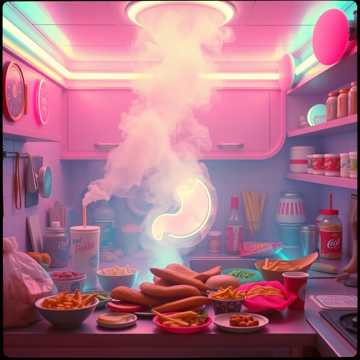 DJ Rennie의 Fast food 커버 아트