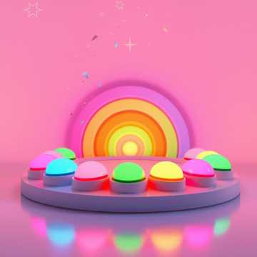 Cover art for Rainbow Button Bounce by coba xxx