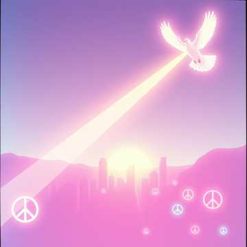Portada de Kleine weiße Friedenstaube (New) por NoxCursor