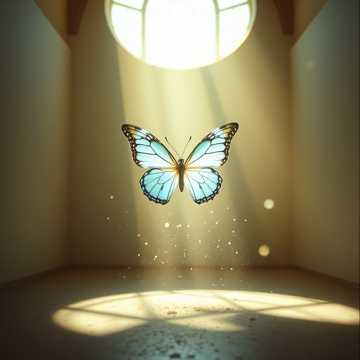 Deus Zentex의 A Butterfly Rising from Broken Chains 커버 아트