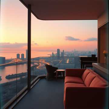 Cover art for Sunset Lounge Drift by Thomas Prenntzell