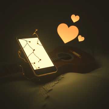 Pochette de amor  de aplicativo par Joaquim José