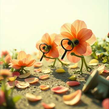 금옥 김의 꽃잎탐정단 출동 커버 아트