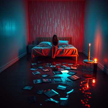 Cover art for Mala Mujer Bajo la Lluvia by Ramón Escudero