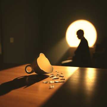 Capa de Everything Is Broken por LeBron James