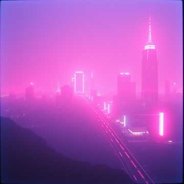 Portada de Neon Nights por Marry Lena