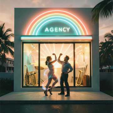 Cover art for Mele y Marshall en la Agencia Arcoiris by Sharito Hernandez