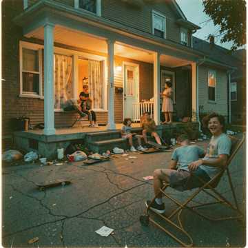 Pochette de Up and Down the Block par Brian Francisco