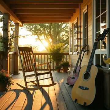 Capa de Sunset On Steve’s Patio por grantghutchinson@gmail.com