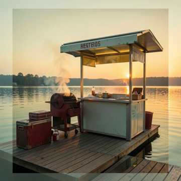 Pochette de Hotdogs for the Sunset Patio par grantghutchinson@gmail.com