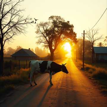 Cover art for Morning in My Village by Unknown Artist