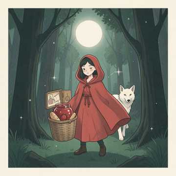 Обложка lobo y caperucita от Darly Orzuza