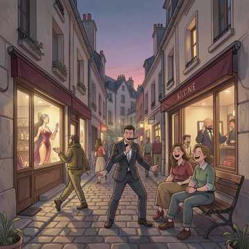 AI Music Generator - La Belle Océane et la Crotte Luisante - AI-generated song