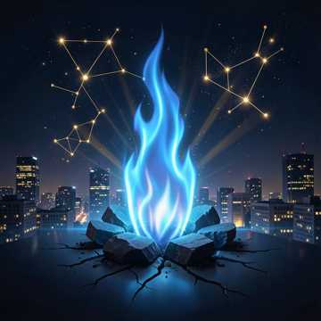 Capa de BLUE FLAME por Cristian Guillen pulido