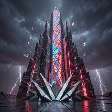 Cover art for Cathedral of Fractured Code by Zekushion Vengeance