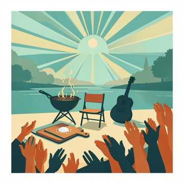 Cover art for Asado y Río by geniusidio