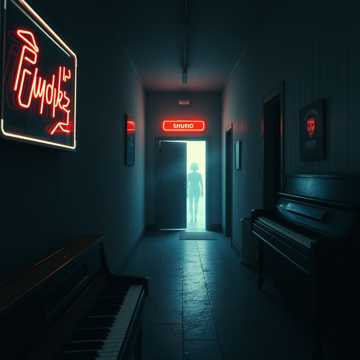 Cover art for Flicker in the Hall by LC Prasmo