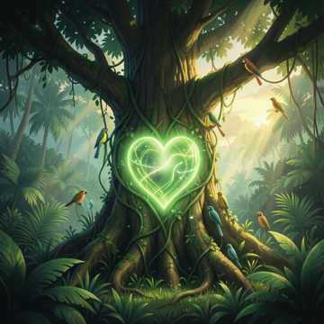 Cover art for Corazón Verde Tropical by Belen Caiza