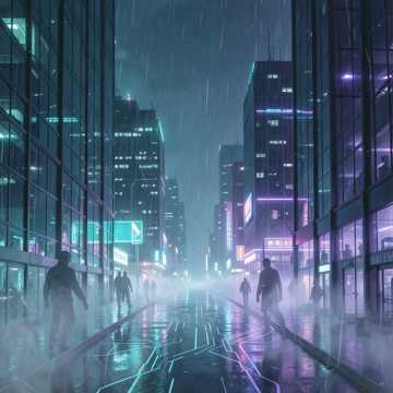 Alex Liiz의 Raincode District 커버 아트