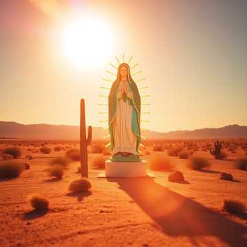Francisco Castilleja의 La virgen de Guadalupe Reina y protectora de México 커버 아트